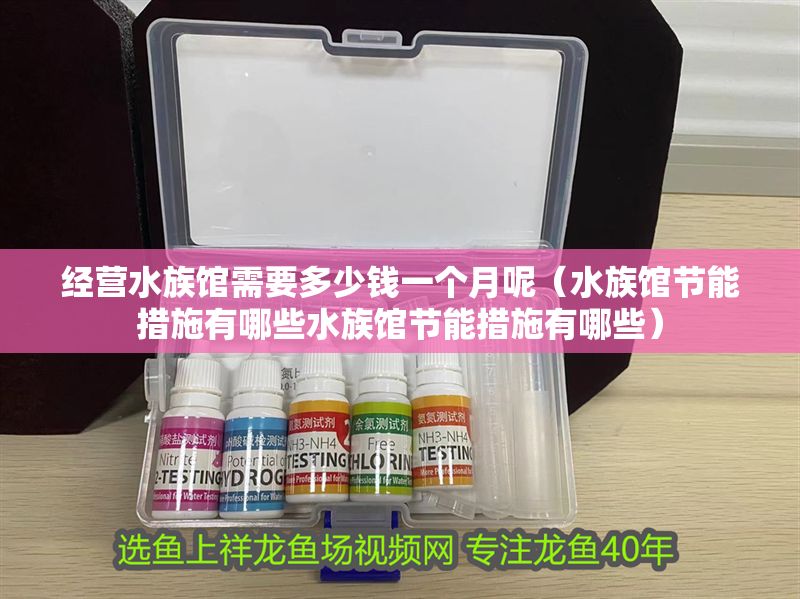 經營水族館需要多少錢一個月呢（水族館節能措施有哪些水族館節能措施有哪些）