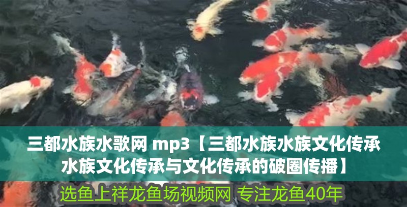 <strong><mark>三都</mark></strong>水族水歌網(wǎng) mp3【<strong><mark>三都</mark></strong>水族水族文化傳承水族文化傳承與文化傳承的破圈傳播】