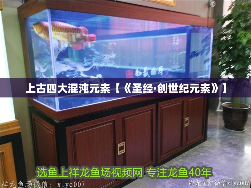 上古四大混沌元素【《圣經·創世紀元素》】