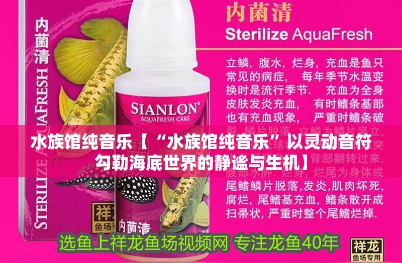 水族館純音樂【“水族館純音樂”以靈動音符勾勒海底世界的靜謐與生機】