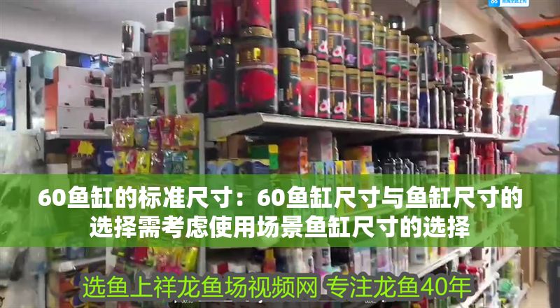 60魚缸的標準尺寸：60魚缸尺寸與魚缸尺寸的選擇需考慮使用場景魚缸尺寸的選擇