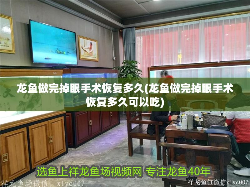 龍魚做完掉眼手術恢復多久(龍魚做完掉眼手術恢復多久可以吃)