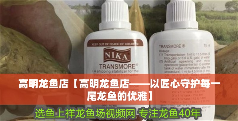 高明龍魚店【高明龍魚店——以匠心守護每一尾龍魚的優雅】