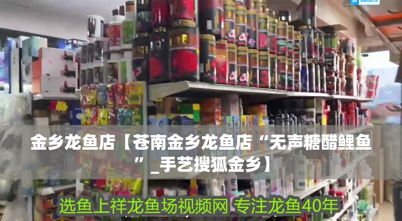 金鄉龍魚店【蒼南金鄉龍魚店“無聲糖醋鯉魚”_手藝搜狐金鄉】