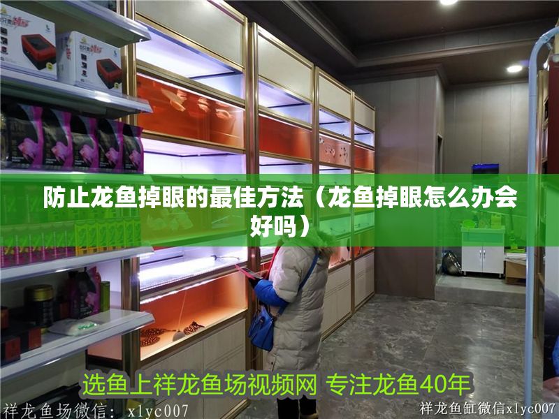 防止龍魚掉眼的最佳方法（龍魚掉眼怎么辦會好嗎）