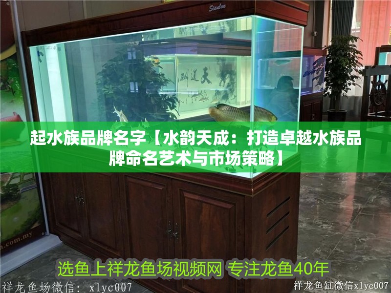 起水族品牌名字【水韻天成：打造卓越水族品牌命名藝術(shù)與市場(chǎng)策略】