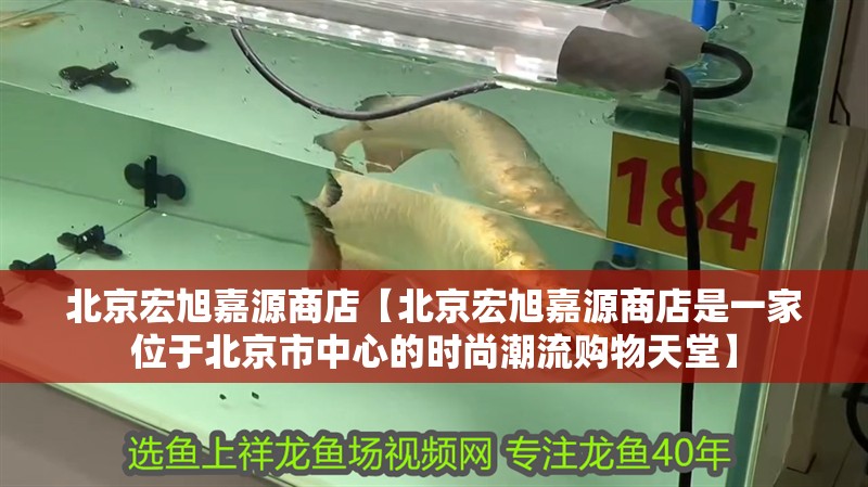北京宏旭嘉源商店【北京宏旭嘉源商店是一家位于北京市中心的時(shí)尚潮流購(gòu)物天堂】