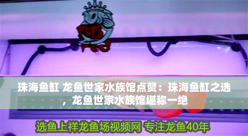 <strong><mark>珠海</mark></strong>魚缸 龍魚世家水族館點贊：<strong><mark>珠海</mark></strong>魚缸之選，龍魚世家水族館堪稱一絕