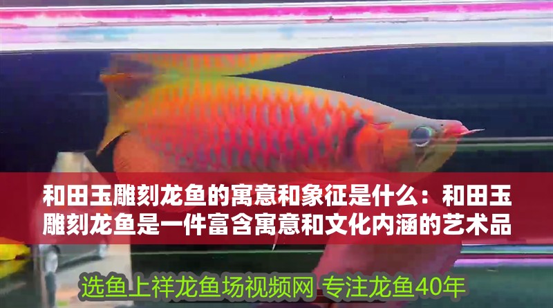 和田玉雕刻龍魚的寓意和象征是什么：和田玉雕刻龍魚是一件富含寓意和文化內涵的藝術品