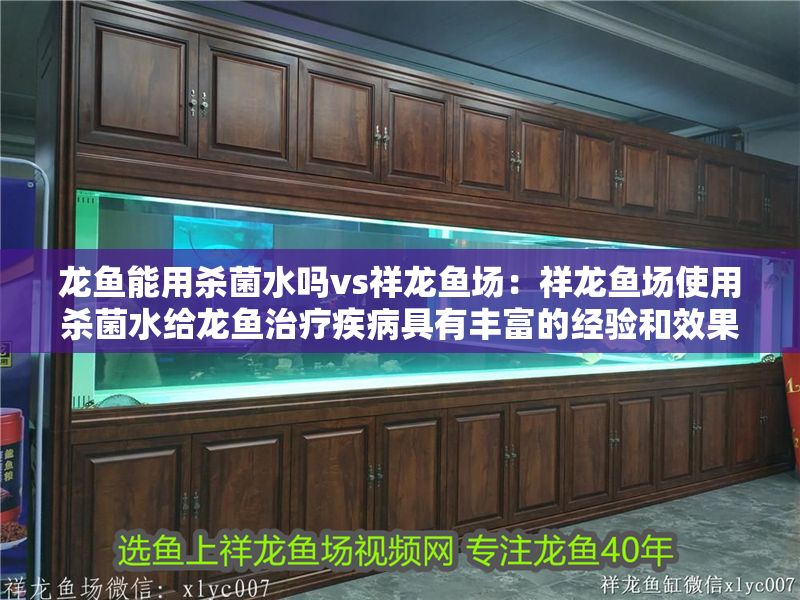 龍魚能用殺菌水嗎vs祥龍魚場：祥龍魚場使用殺菌水給龍魚治療疾病具有豐富的經驗和效果
