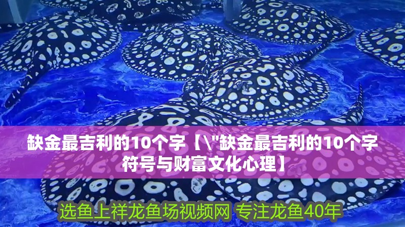 缺金最吉利的10個字【\