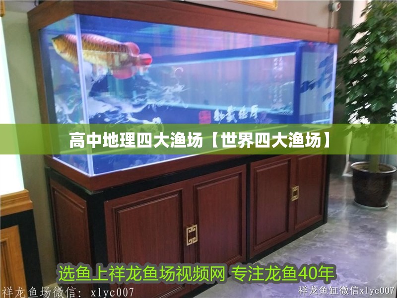 高中地理四大漁場【世界四大漁場】