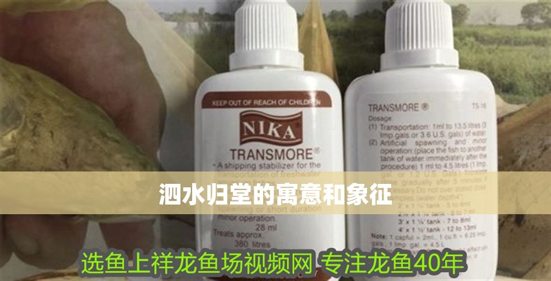 泗水歸堂的寓意和象征