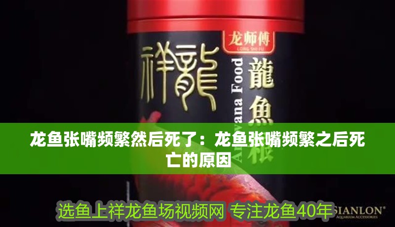龍魚張嘴頻繁然后死了：龍魚張嘴頻繁之后死亡的原因