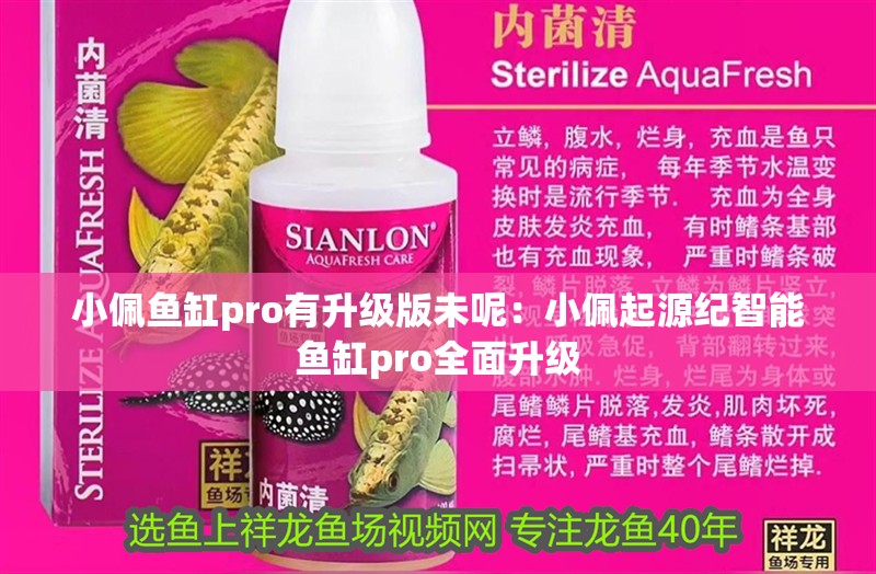 小佩魚缸pro有升級版未呢：小佩起源紀智能魚缸pro全面升級