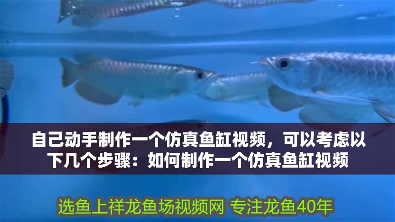 自己動手制作一個仿真魚缸視頻，可以考慮以下幾個步驟：如何制作一個仿真魚缸視頻