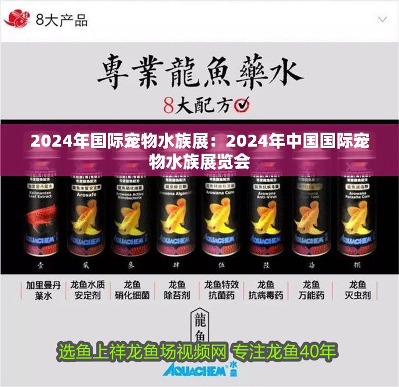 2024年國際寵物水族展：2024年中國國際寵物水族展覽會