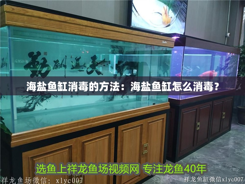海鹽魚缸消毒的方法：海鹽魚缸怎么消毒？