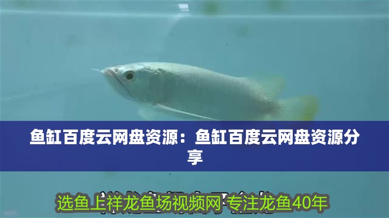 魚缸百度云網(wǎng)盤資源：魚缸百度云網(wǎng)盤資源分享