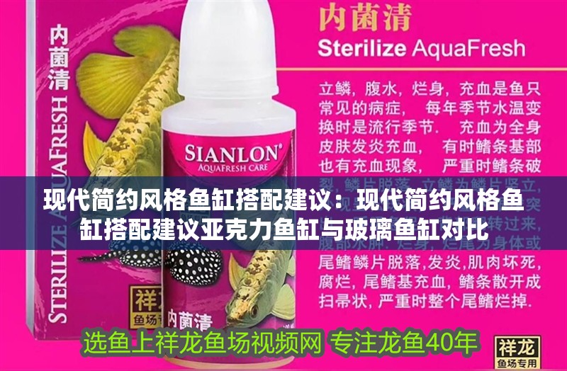 現代簡約風格魚缸搭配建議：現代簡約風格魚缸搭配建議亞克力魚缸與玻璃魚缸對比