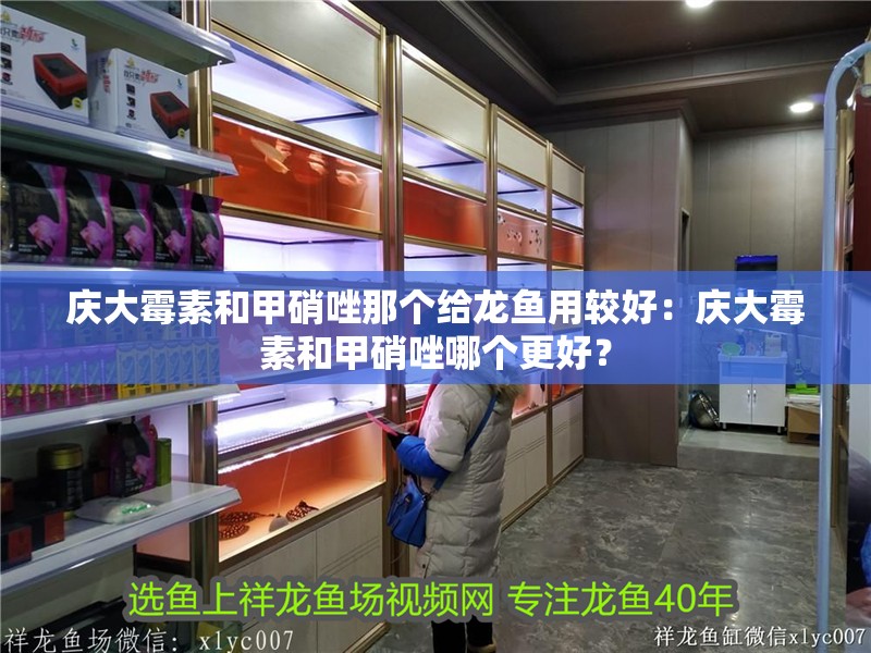 慶大霉素和甲硝唑那個給龍魚用較好：慶大霉素和甲硝唑哪個更好？