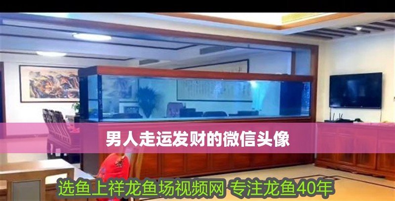 男人走運發財的微信頭像 男人走運發財的微信頭像 龍魚論壇