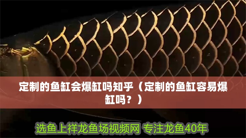 定制的魚缸會爆缸嗎知乎（定制的魚缸容易爆缸嗎？）