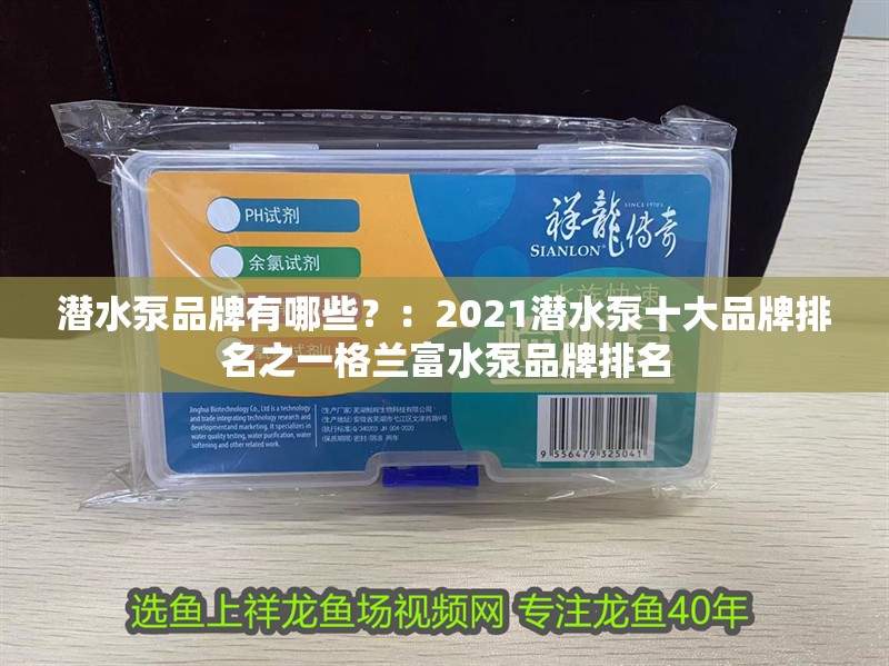 潛水泵品牌有哪些？：2021潛水泵十大品牌排名之一格蘭富水泵品牌排名