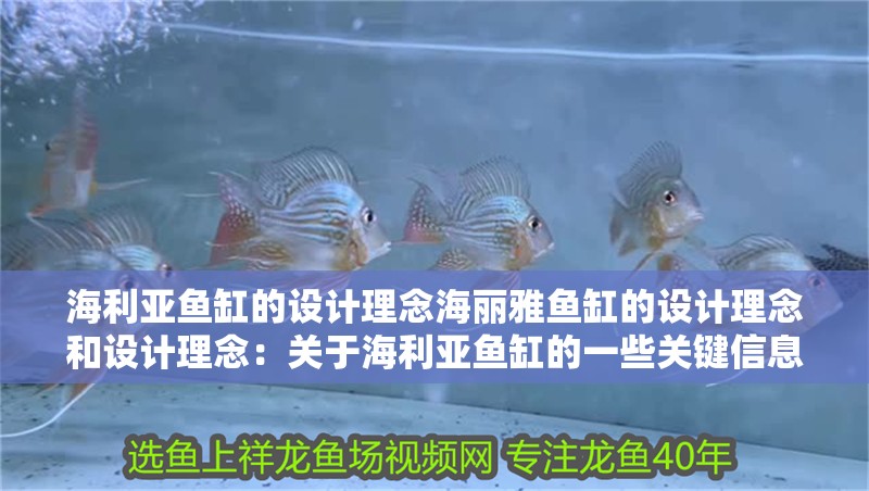 海利亞魚(yú)缸的設(shè)計(jì)理念海麗雅魚(yú)缸的設(shè)計(jì)理念和設(shè)計(jì)理念：關(guān)于海利亞魚(yú)缸的一些關(guān)鍵信息