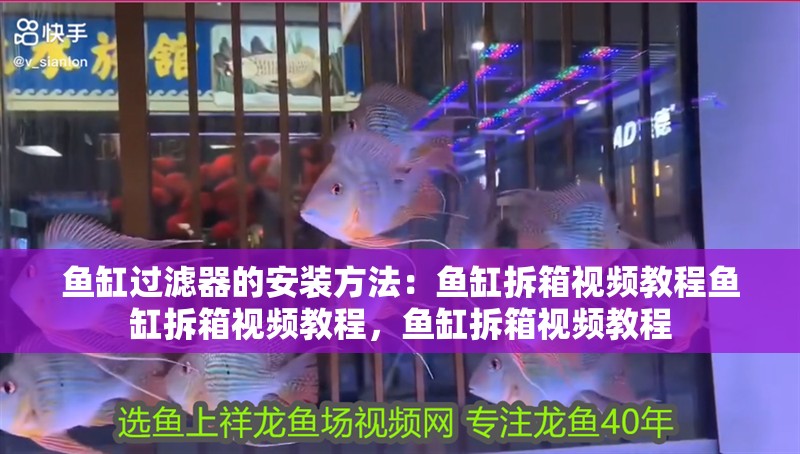 魚缸過濾器的安裝方法：魚缸拆箱視頻教程魚缸拆箱視頻教程，魚缸拆箱視頻教程