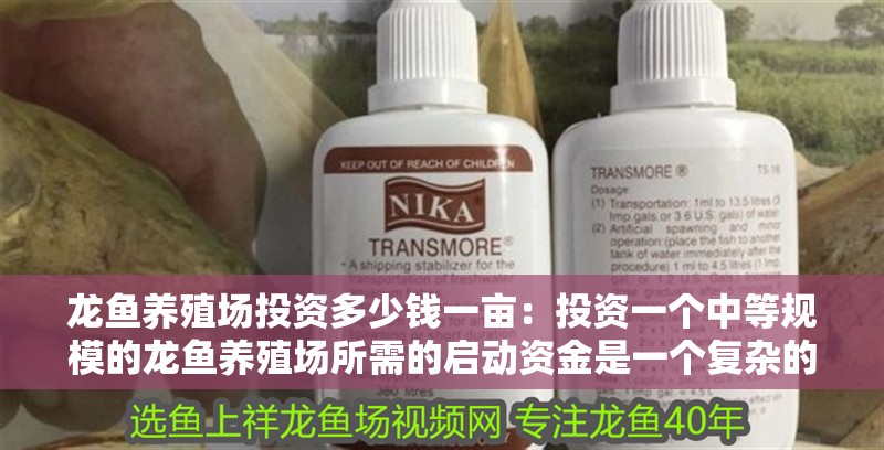 龍魚養殖場投資多少錢一畝：投資一個中等規模的龍魚養殖場所需的啟動資金是一個復雜的問題