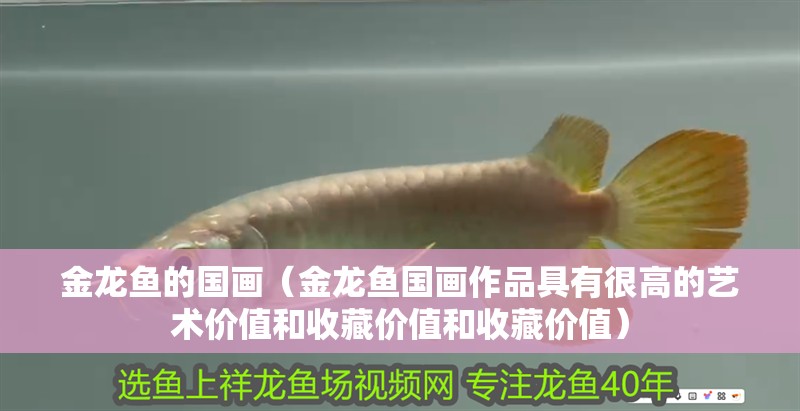 金龍魚的國畫（金龍魚國畫作品具有很高的藝術價值和收藏價值和收藏價值）