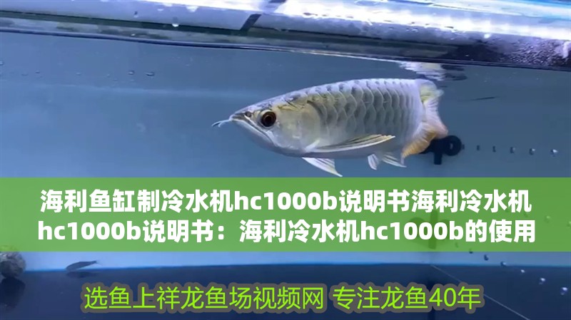 海利魚缸制冷水機(jī)hc1000b說明書海利冷水機(jī)hc1000b說明書：海利冷水機(jī)hc1000b的使用說明書