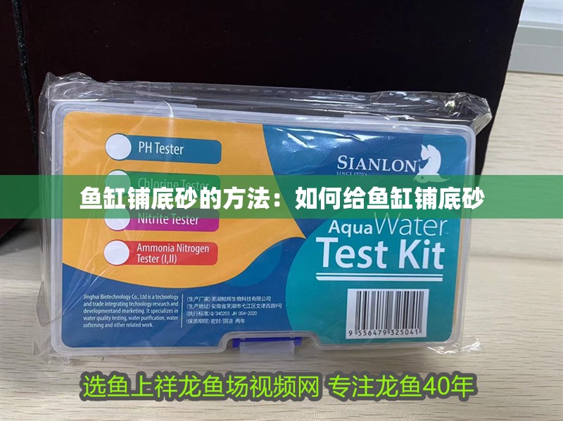 魚缸鋪底砂的方法：如何給魚缸鋪底砂