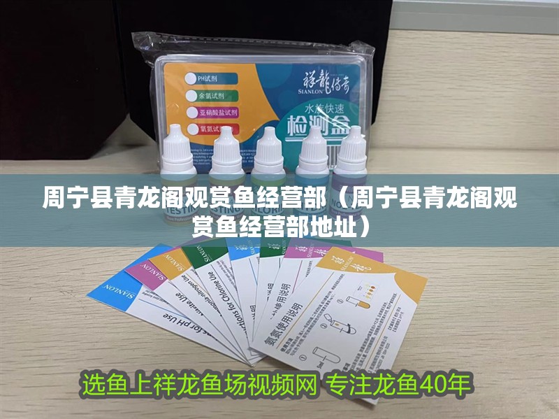 周寧縣青龍閣觀賞魚經營部（周寧縣青龍閣觀賞魚經營部地址）