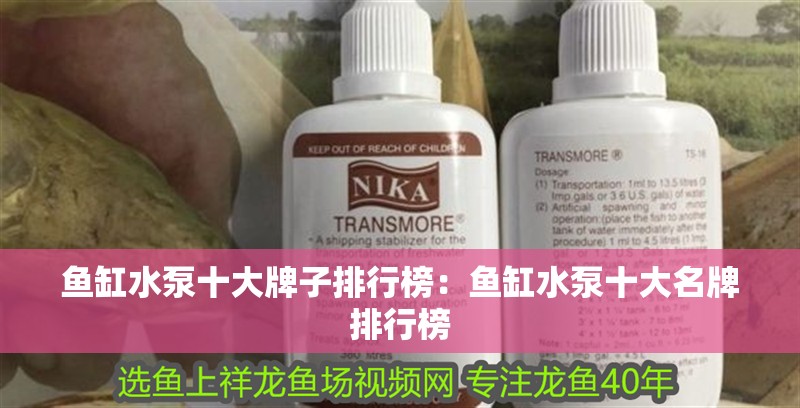 魚缸水泵十大牌子排行榜：魚缸水泵十大名牌排行榜