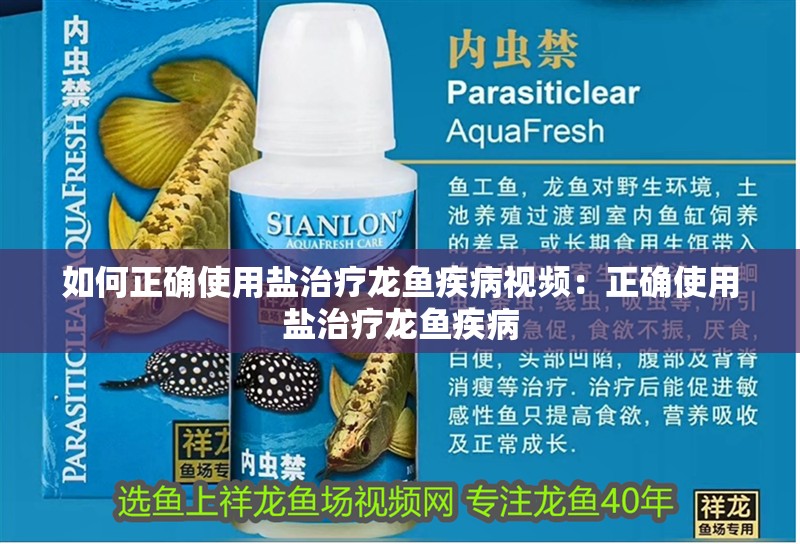 如何正確使用鹽治療龍魚疾病視頻：正確使用鹽治療龍魚疾病
