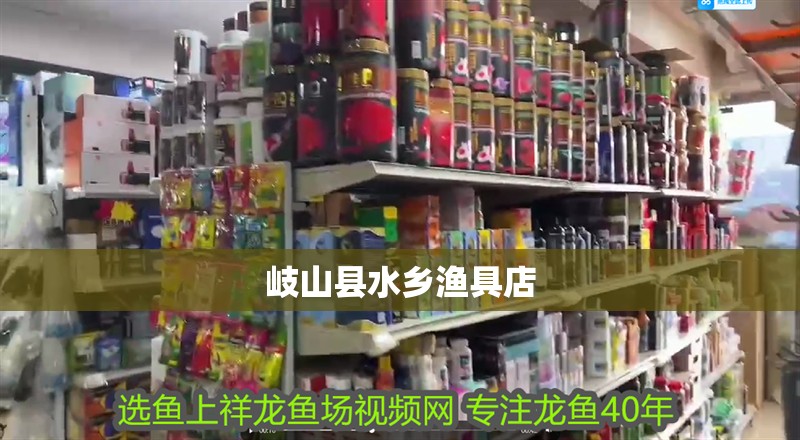 <strong><mark>岐山</mark></strong>縣水鄉漁具店