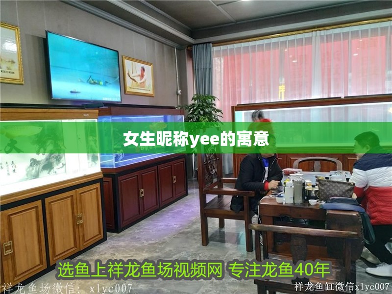 女生昵稱yee的寓意