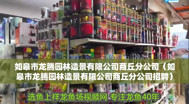 如皋市龍騰園林造景有限公司商丘分公司（如皋市龍騰園林造景有限公司商丘分公司招聘）