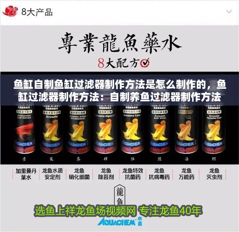 魚缸自制魚缸過濾器制作方法是怎么制作的，魚缸過濾器制作方法：自制養魚過濾器制作方法