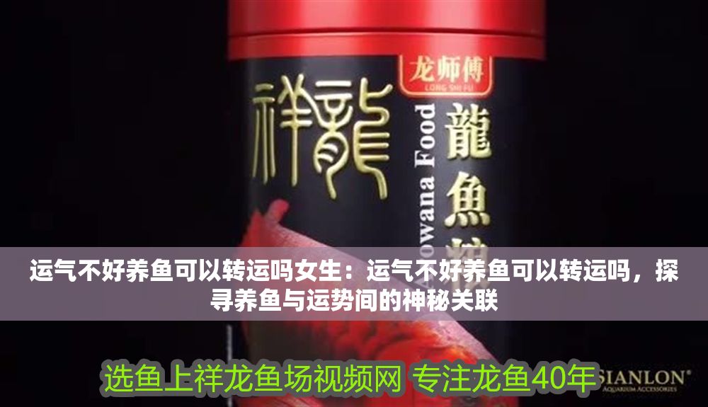 運氣不好養魚可以轉運嗎女生：運氣不好養魚可以轉運嗎，探尋養魚與運勢間的神秘關聯