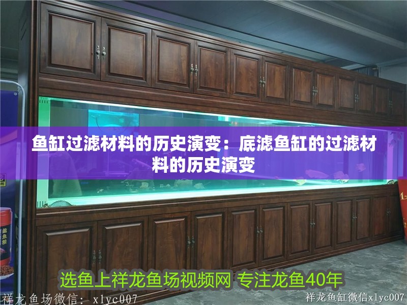 魚缸過(guò)濾材料的歷史演變：底濾魚缸的過(guò)濾材料的歷史演變