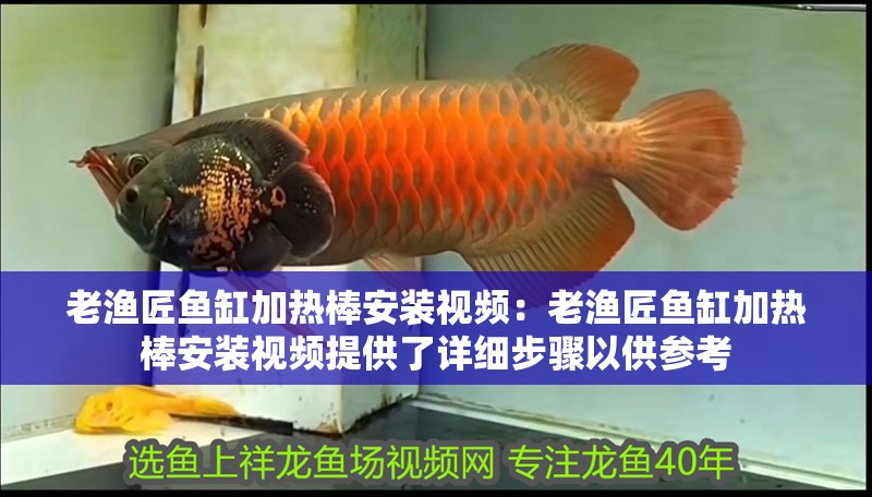 老漁匠魚缸加熱棒安裝視頻：老漁匠魚缸加熱棒安裝視頻提供了詳細步驟以供參考