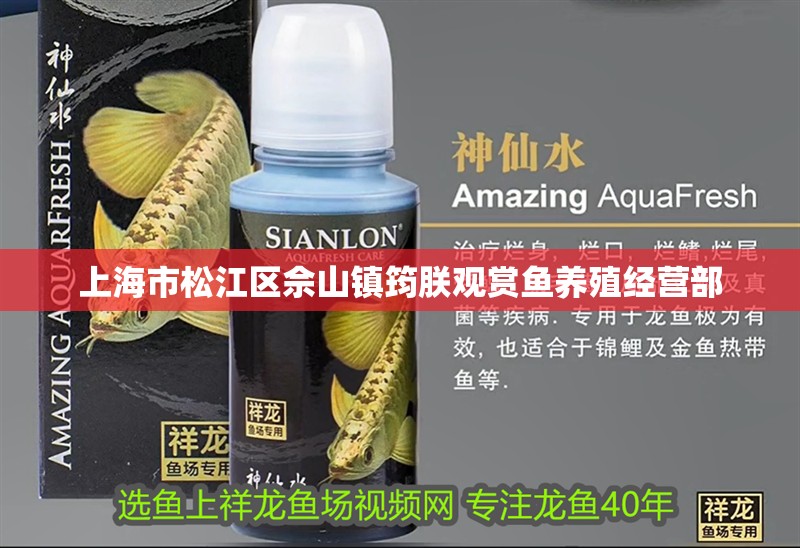 上海市松江區佘山鎮筠朕觀賞魚養殖經營部