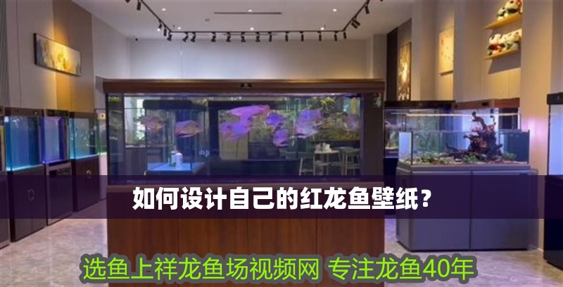 如何設計自己的紅龍魚壁紙？