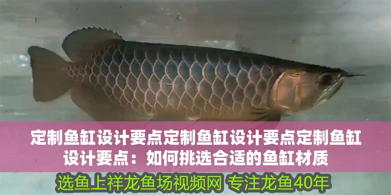定制魚缸設計要點定制魚缸設計要點定制魚缸設計要點：如何挑選合適的魚缸材質
