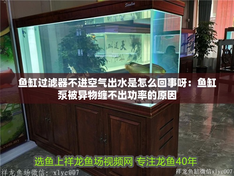 魚缸過濾器不進空氣出水是怎么回事呀：魚缸泵被異物纏不出功率的原因