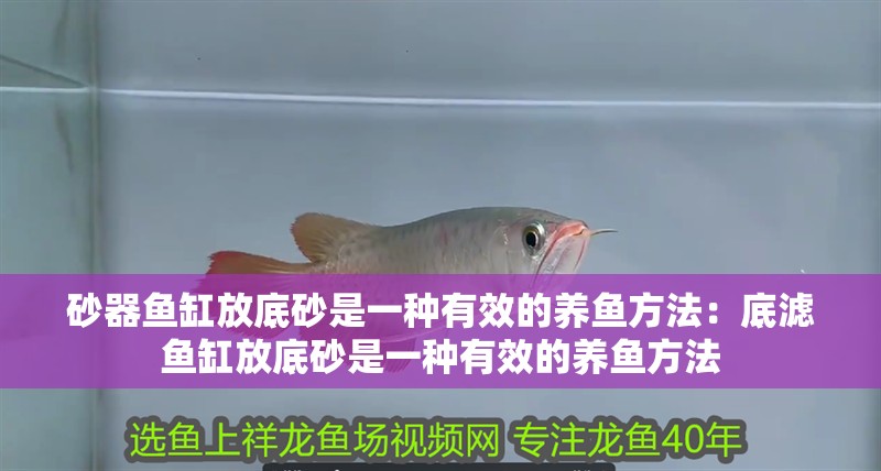 砂器魚缸放底砂是一種有效的養(yǎng)魚方法：底濾魚缸放底砂是一種有效的養(yǎng)魚方法