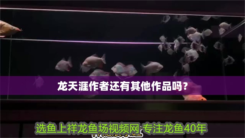 龍<strong><mark>天涯</mark></strong>作者還有其他作品嗎？